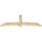 Ekena Millwork Bellingham Rough Sawn Timber Gable Bracket, Douglas Fir, 84"W x 31"H x 4"D x 6"F, 9/12 Pitch GBW084X31X0406BEL00RDF - alternate 4